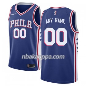 Philadelphia 76ers Custom Nike 2017-18 Sininen Pelipaidat Swingman - Miesten